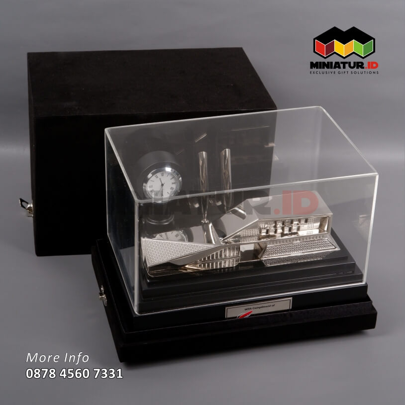 Box Souvenir Miniatur Kantor MHI Toll Kertosono