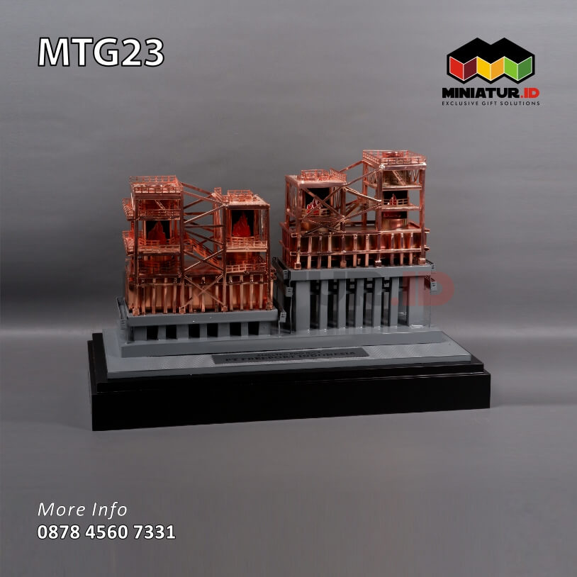 Souvenir Miniatur Smelter PT Freeport Indonesia