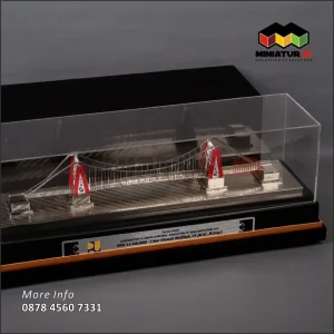 Box MJ09 Miniatur Logam Jembatan Gantung