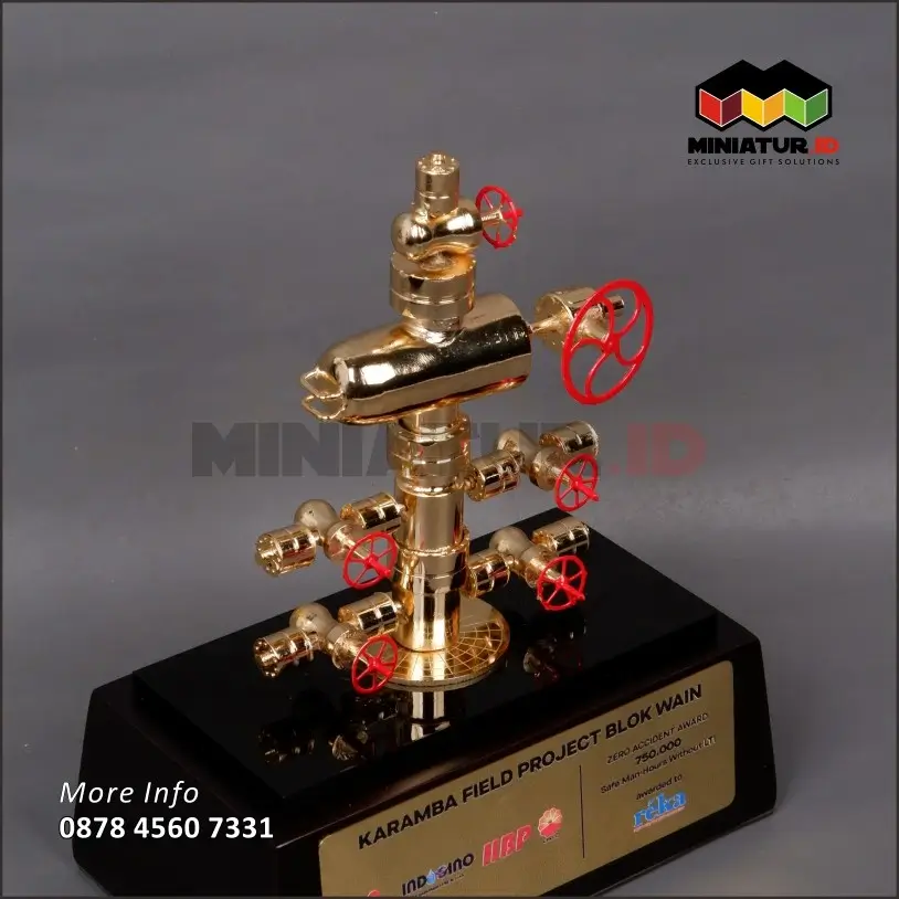 Detail MTG39 Miniatur Wellhead Karamba Field Project Blok Wain