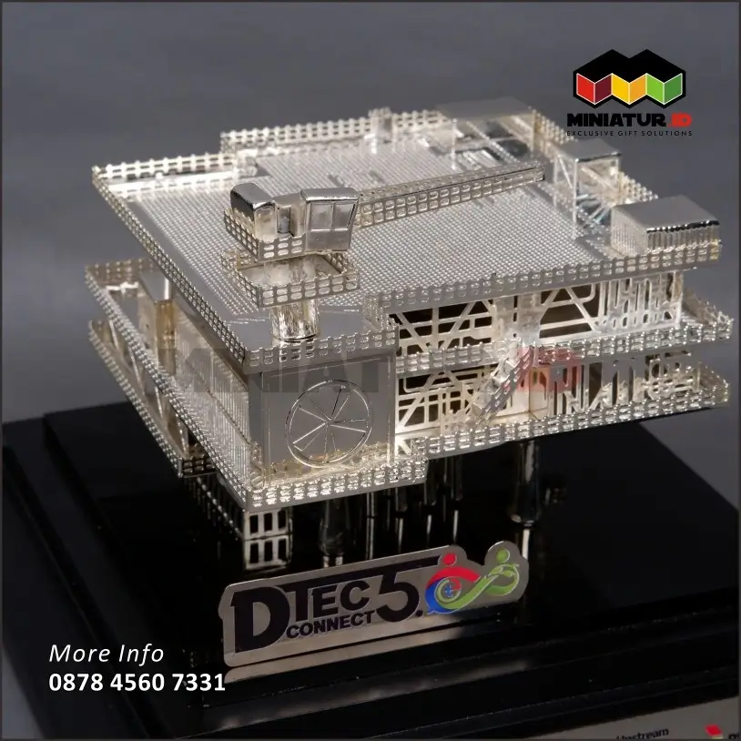 Detail MTG40 Miniatur Logam Offshore Platform