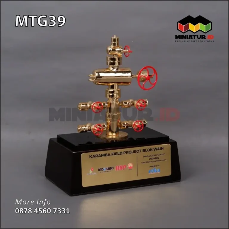 MTG39 Miniatur Wellhead Karamba Field Project Blok Wain