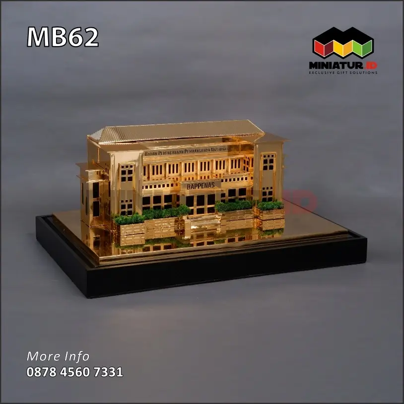 MB62 Miniatur Bangunan Gedung Bappenas