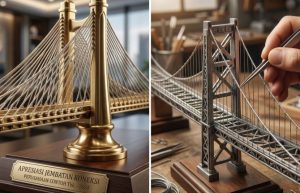 souvenir miniatur jembatan kuningan