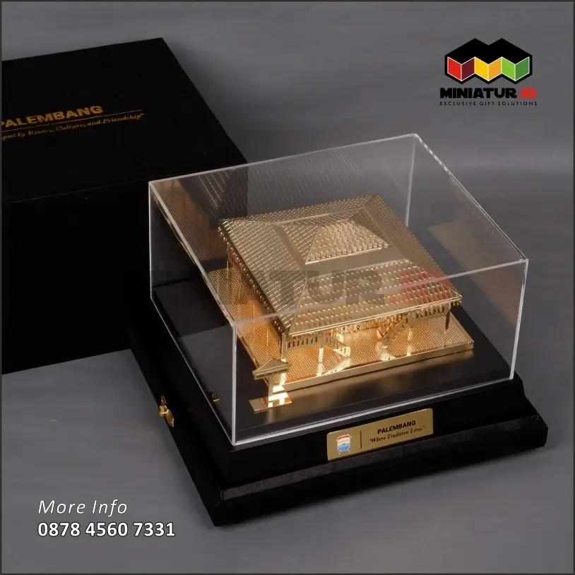 Box MB64 Miniatur Rumah Limas Palembang