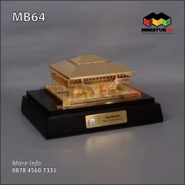 MB64 Miniatur Rumah Limas Palembang