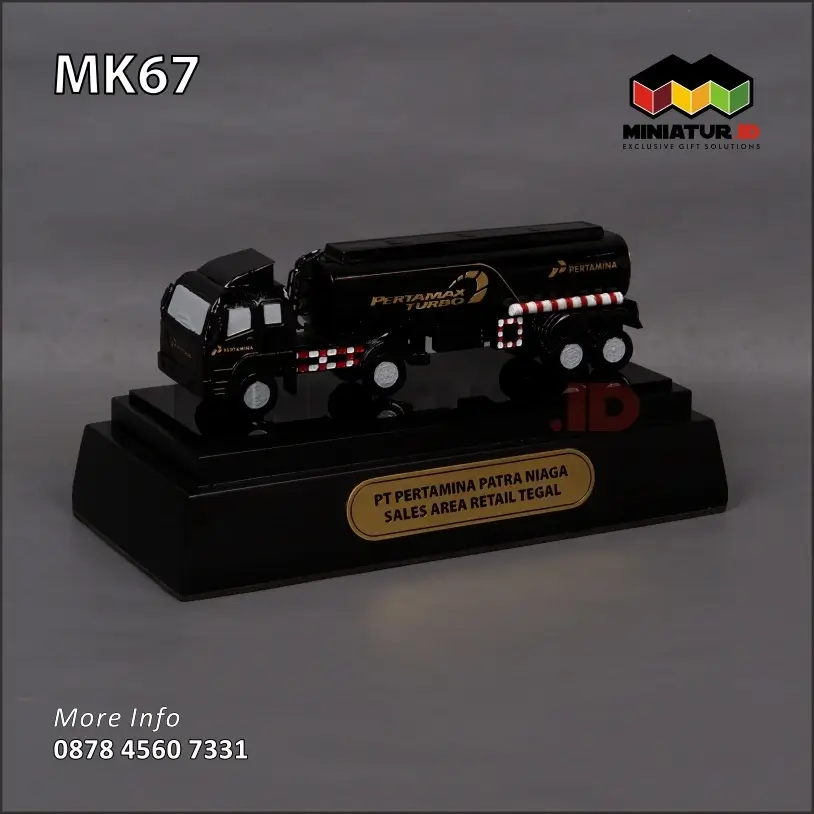 MK67 Miniatur Truk Tangki Pertamina Patra Niaga