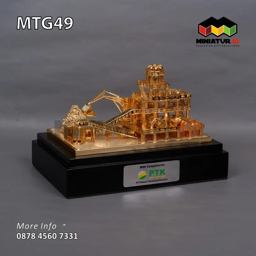 Miniatur Fasilitas Pengolahan Tambang