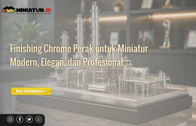 Finishing Chrome Perak untuk Miniatur