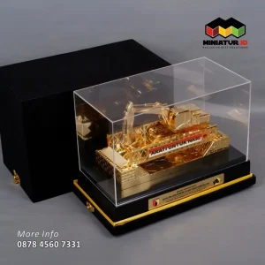 Box Miniatur Custom Alat Berat & Jembatan Batalyon Zeni