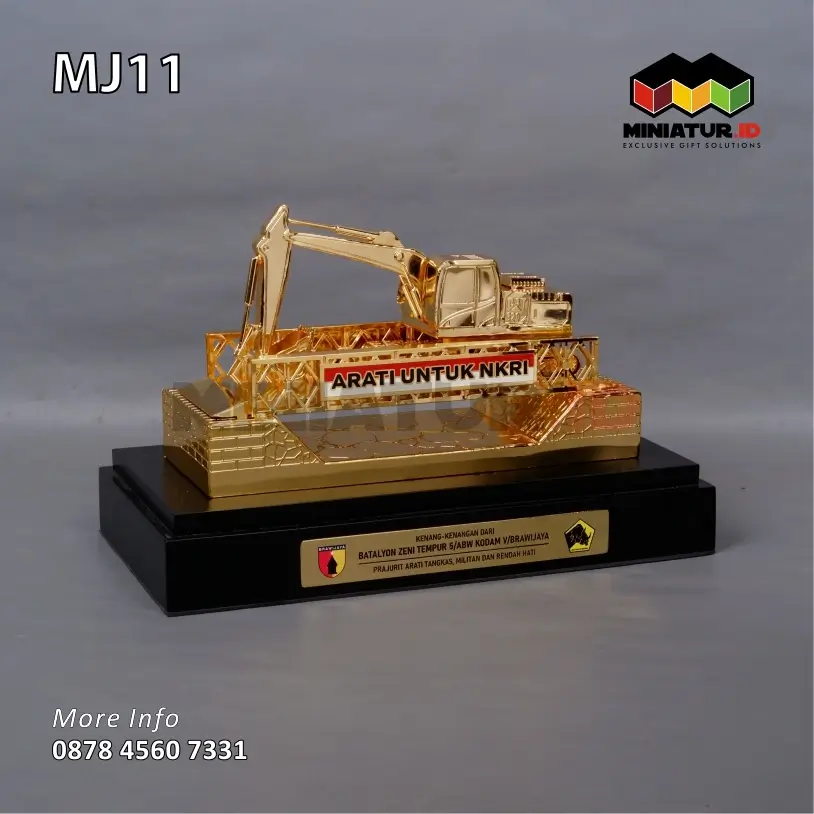 Miniatur Custom Alat Berat & Jembatan Batalyon Zeni