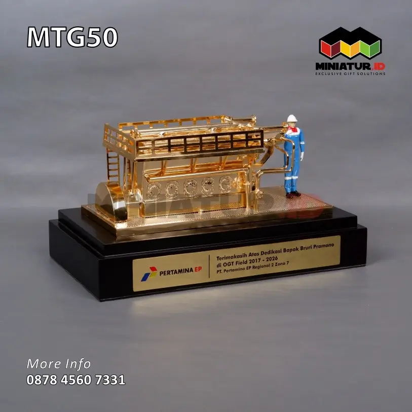 Miniatur Rig Migas Pertamina EP