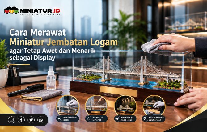 Cara Merawat Miniatur Jembatan Logam agar Tetap Awet